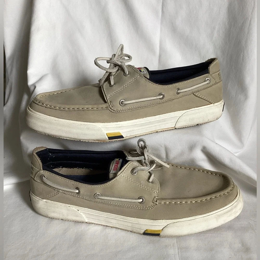 ⚓️ SEBAGO Sz 12 WIDE Docksides boat shoes deck shoes